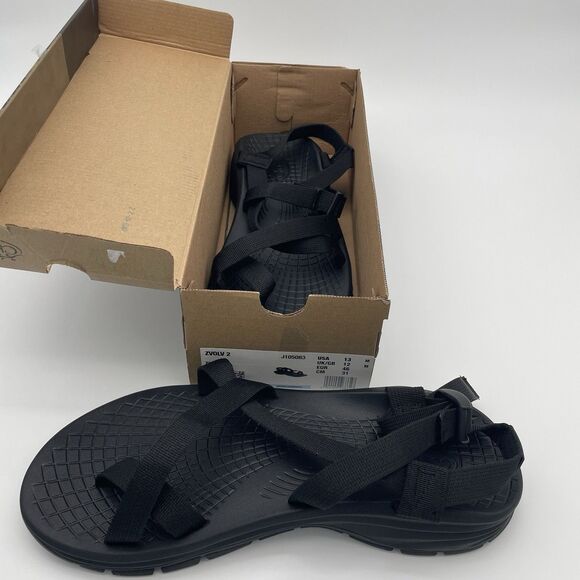 Chaco Men\'s Z/Volv 2 Sandals Solid Forest Green J106585 Size 8 New No Box